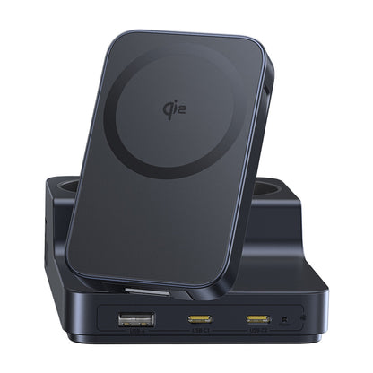 Baseus Nomos ND11 QI 6in1 Ladestation, 67W, 3.35A, 1 x USB-A - 2 x USB-C - 2 x Schuko, Schwarz P80015804213-00