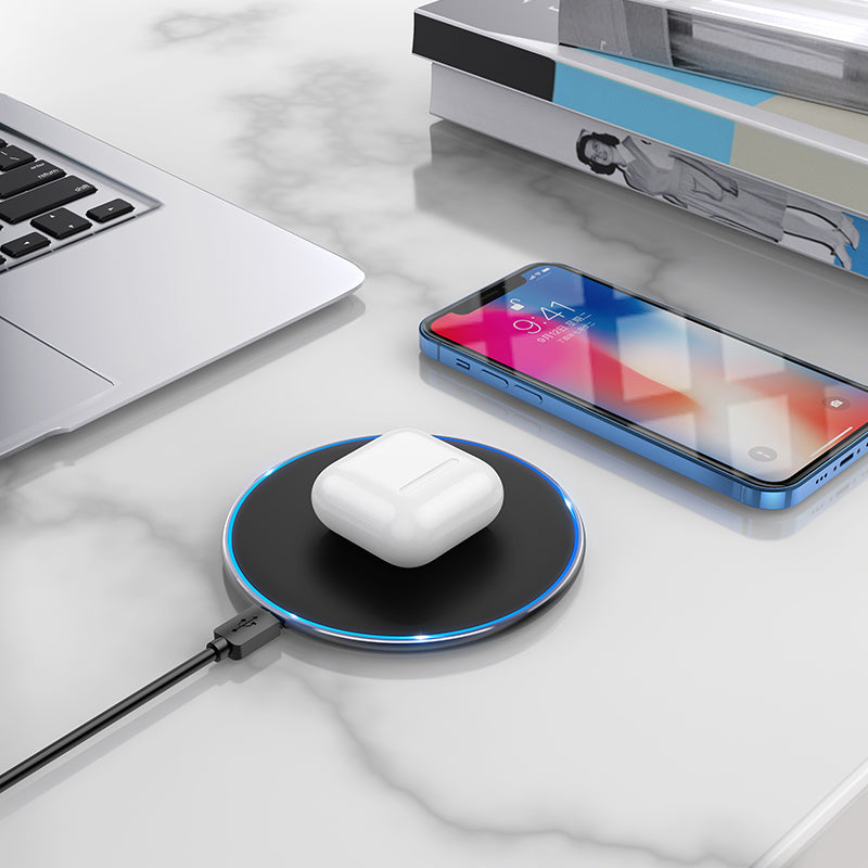 Drahtlos-Netzladegerät Borofone BQ3 Pro, 15W, 1.67A, Schwarz