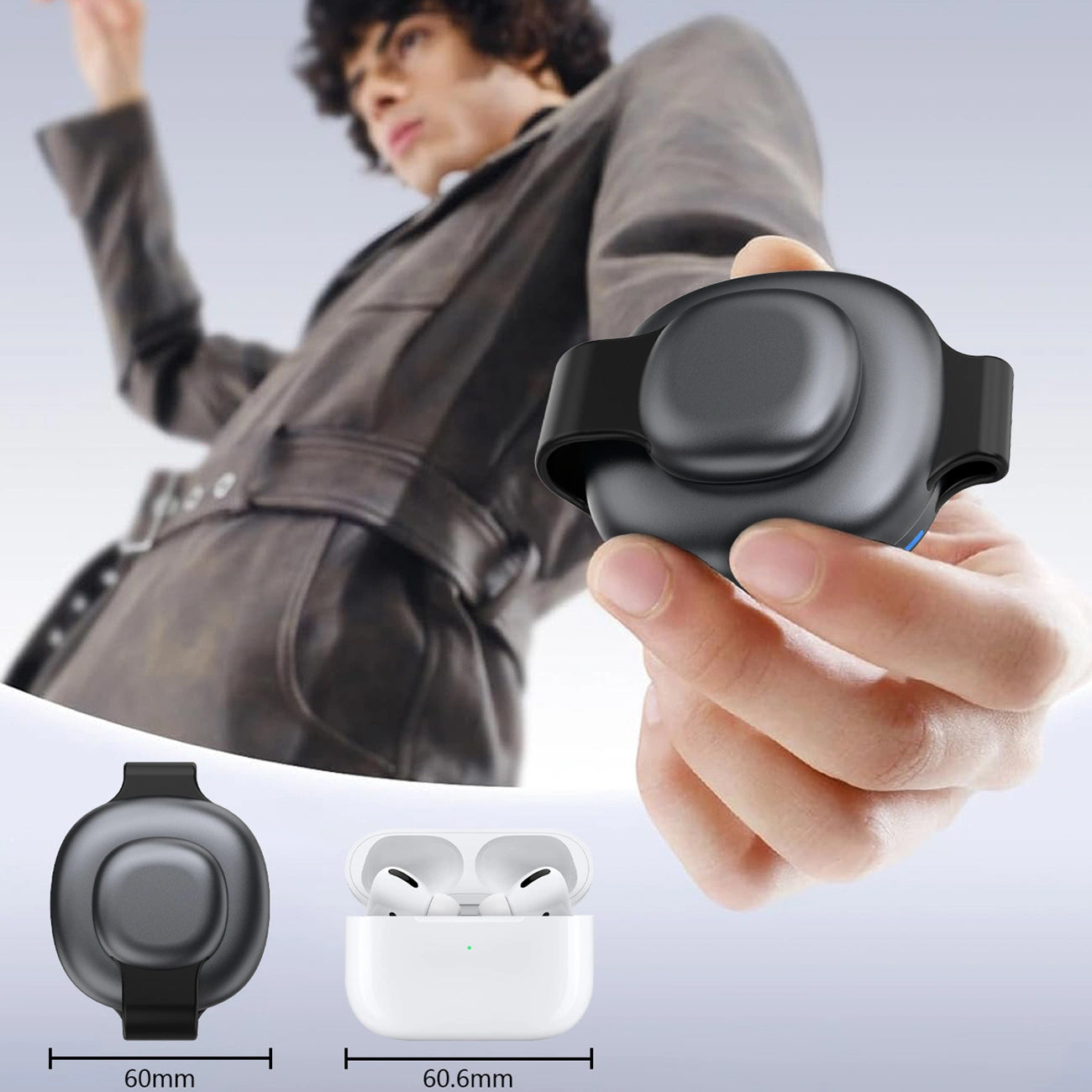 Dudao A11S 3in1 Wireless Network Charger, 15W, Black