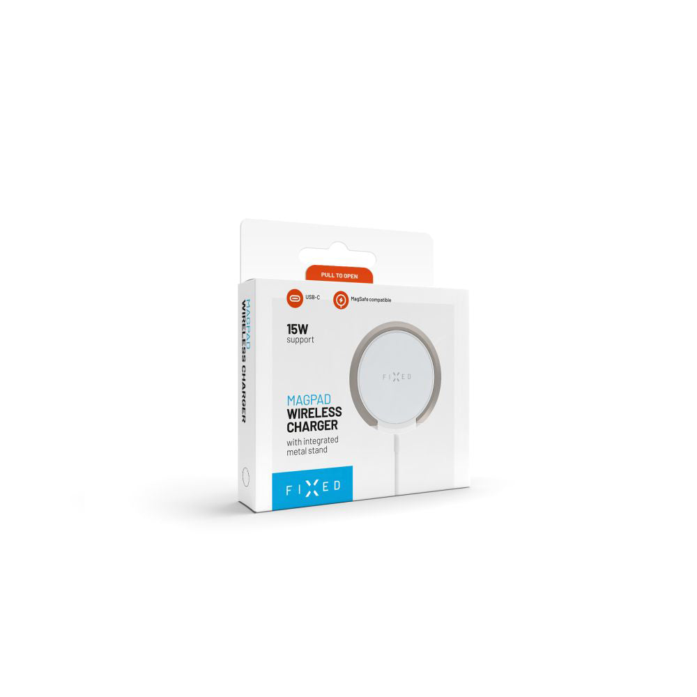 Wireless Netzladegerät Fixed Ring, 15W, 1.67A, Weiß