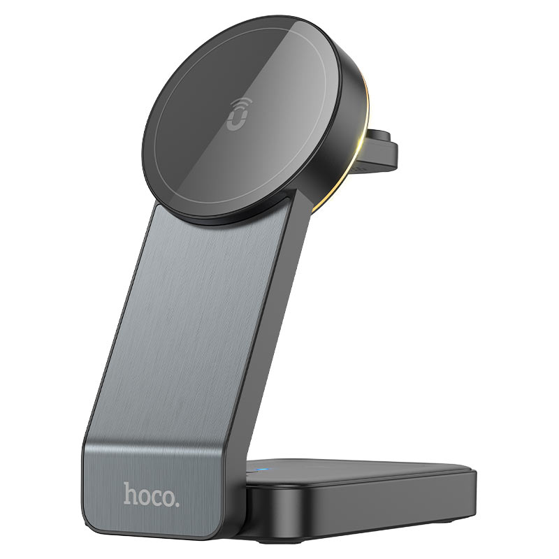 Drahtlos-Netzladegerät HOCO CQ3 3in1, 15W, 1.67A, Schwarz