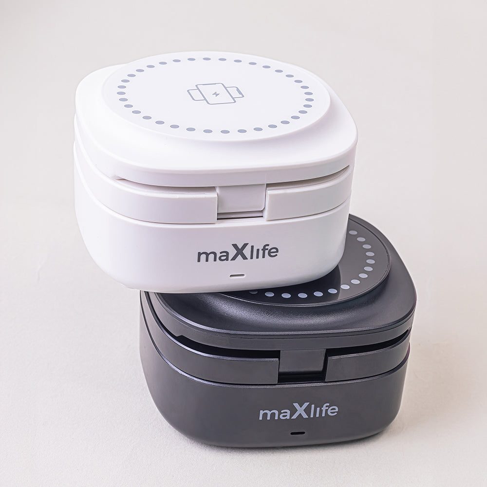 Drahtloses Netzladegerät MaXlife MXWC-06 3in1, 15W, 1.67A, Schwarz