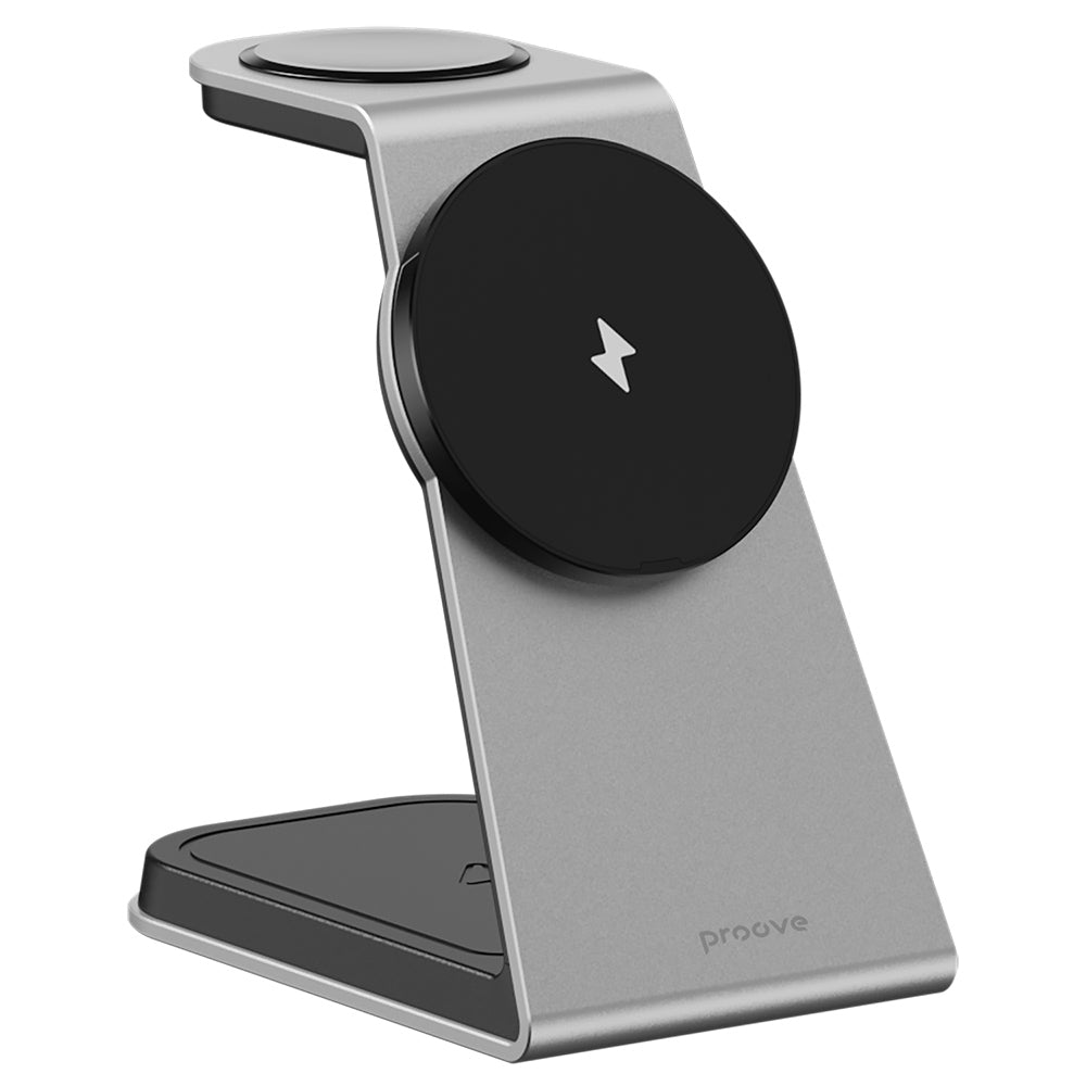 Wireless Netzladegerät Proove Omni Power 3in1, 15W, 1.67A, Grau WSOP15020003
