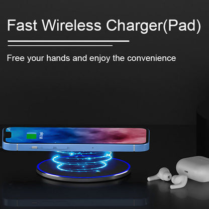 Wireless Netzladegerät Techsuit CHWR031 Premium, 15W, 1.67A, Weiß