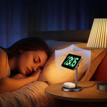 UGREEN W710 3in1 Wireless Netzladegerät, 20W, 1.67A, 1 x USB-C, Schwarz