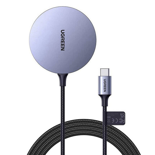 Drahtloses Netzladegerät UGREEN CD245, 15W, 1.67A, Grau