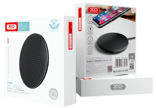Drahtloses Netzladegerät XO Design WX020, 15W, 1.67A, Schwarz