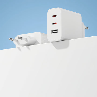 Xiaomi Netzwerkladegerät 2C1A GaN, 67 W, 3 A, 1 x USB-A – 2 x USB-C, Weiß