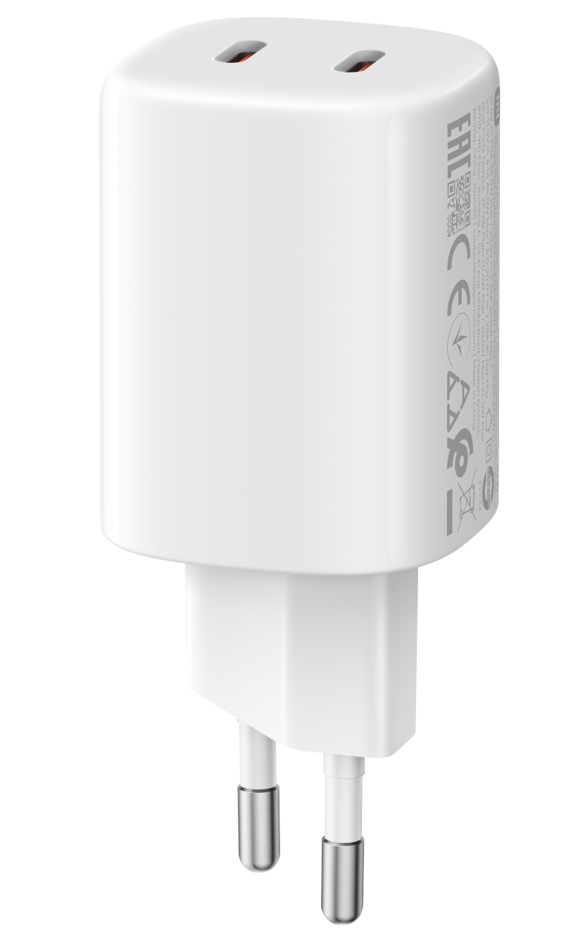 Xiaomi Nano Turbo Netzladegerät, 45W, 3A, 2 x USB-C, Weiß BHR087OEU