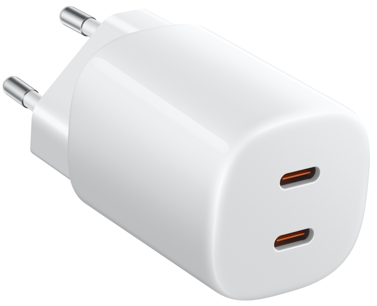 Xiaomi Nano Turbo Netzladegerät, 45W, 3A, 2 x USB-C, Weiß BHR087OEU