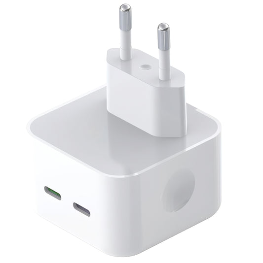 XO Design L102 Netzteil 35W | 2x USB-C | PD | Weiß