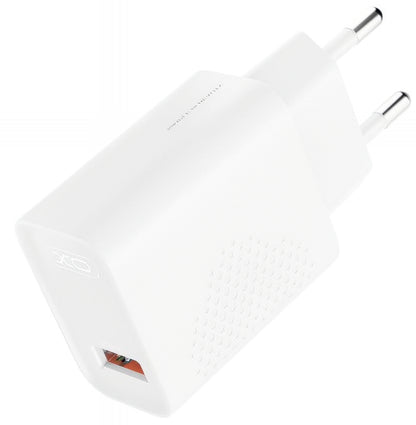 Netzladegerät XO Design L159, 18W, 3A, 1 x USB-A, Weiß