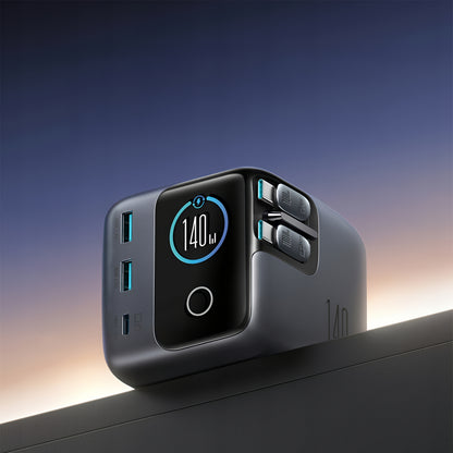 Ladestation mit USB-C Kabel Joyroom Podix JR-TRD01, 140W, 1 x USB-C - 2 x USB-A, Grau