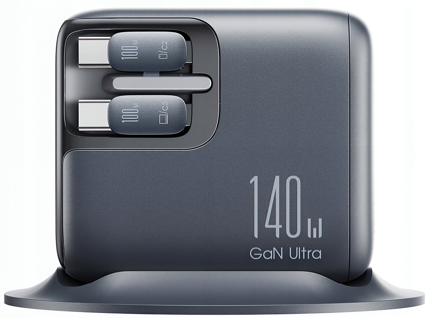 Ladestation mit USB-C Kabel Joyroom Podix JR-TRD01, 140W, 1 x USB-C - 2 x USB-A, Grau