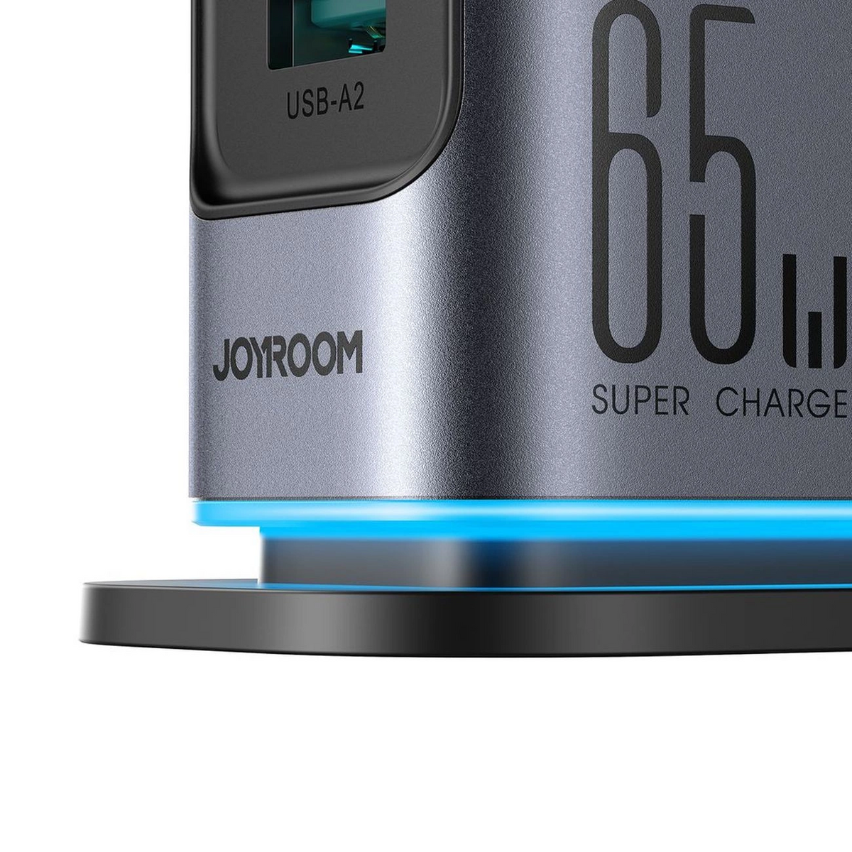 Ladestation Joyroom JR-TCM02 UK, 65W, 3,25A, 2 x USB-A - 4 x USB-C, Grau
