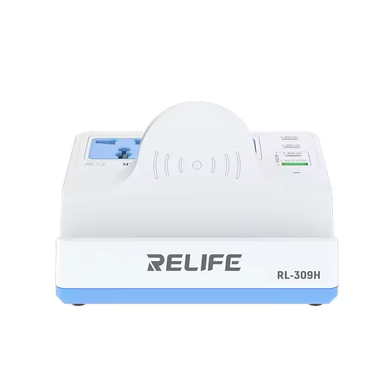 Relife RL-309H QI Ladestation Ladegerät, 72W, 1 x USB-A - 3 x USB-C, Weiß