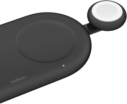 Belkin BoostCharge Wireless-Ladegerät für Apple Watch Series, Weiß WIZ022glWH-B1