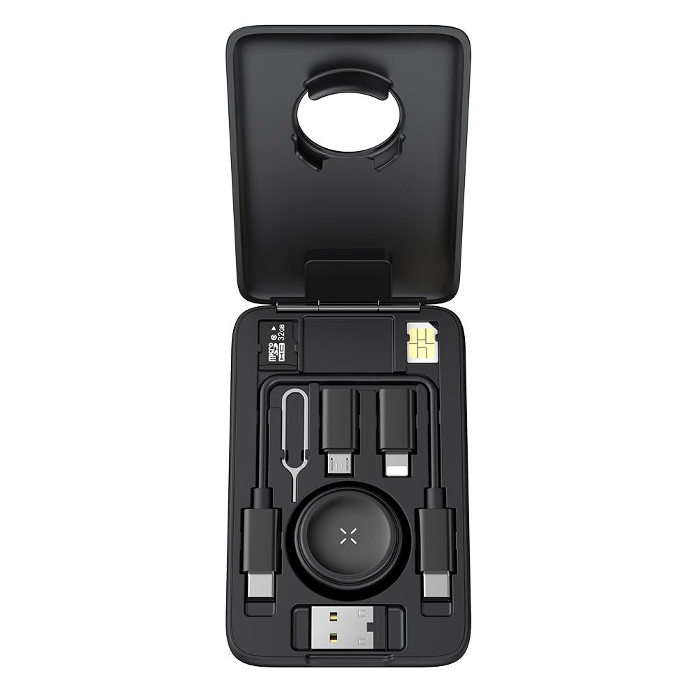 Drahtloses Ladegerät McDodo CH-2440 8in1 für Apple Watch Series, Schwarz