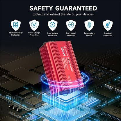 Techsuit FlexiCarVolt Electric Car Inverter, 300W