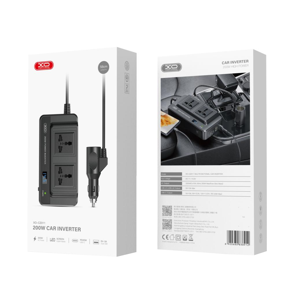 Auto-Elektroinverter XO Design CZ011, 200W