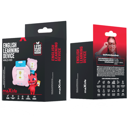 MaXlife MXLD-100 Lernspielzeug zum Englischlernen, Rosa