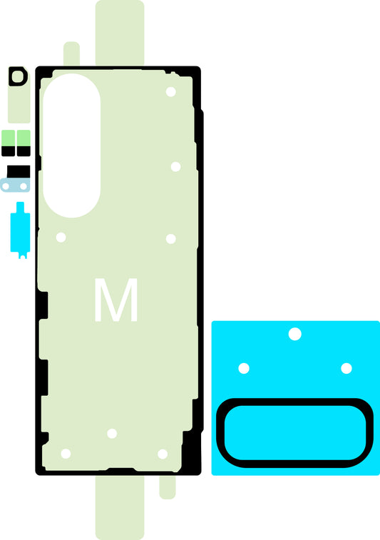 Klebeset für Akkudeckel Samsung Galaxy Z Fold6 F956, Service Pack GH82-35139A