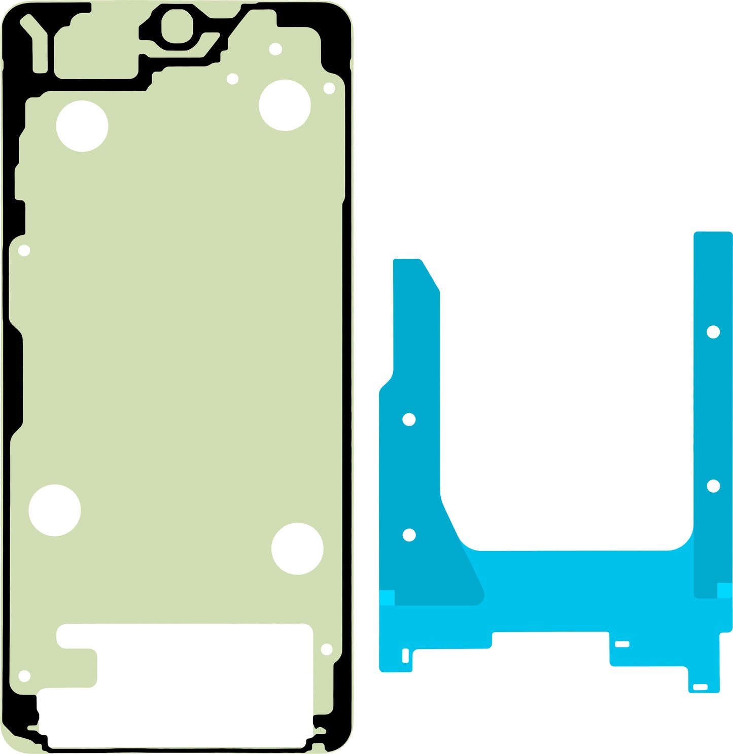 Klebeset Display Samsung Galaxy S26 Ultra S948, Service Pack GH82-38990A