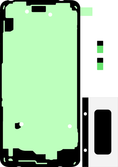 Klebeset für Akkudeckel Samsung Galaxy S10e G970, Service Pack GH82-18798A