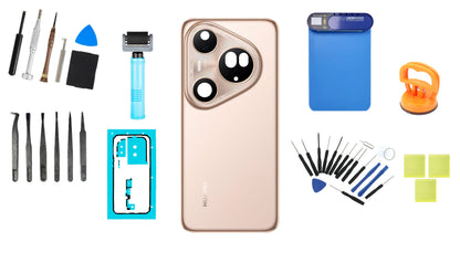 Kit Akkuabdeckung Huawei Pura 80 Ultra Prestige Gold Service Pack und Spezielle Service-Werkzeuge