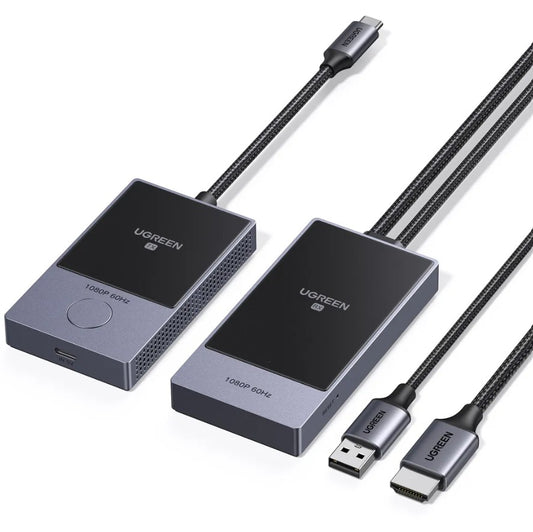 UGREEN CM737 Wireless HDMI Extender, 1080P, Grau