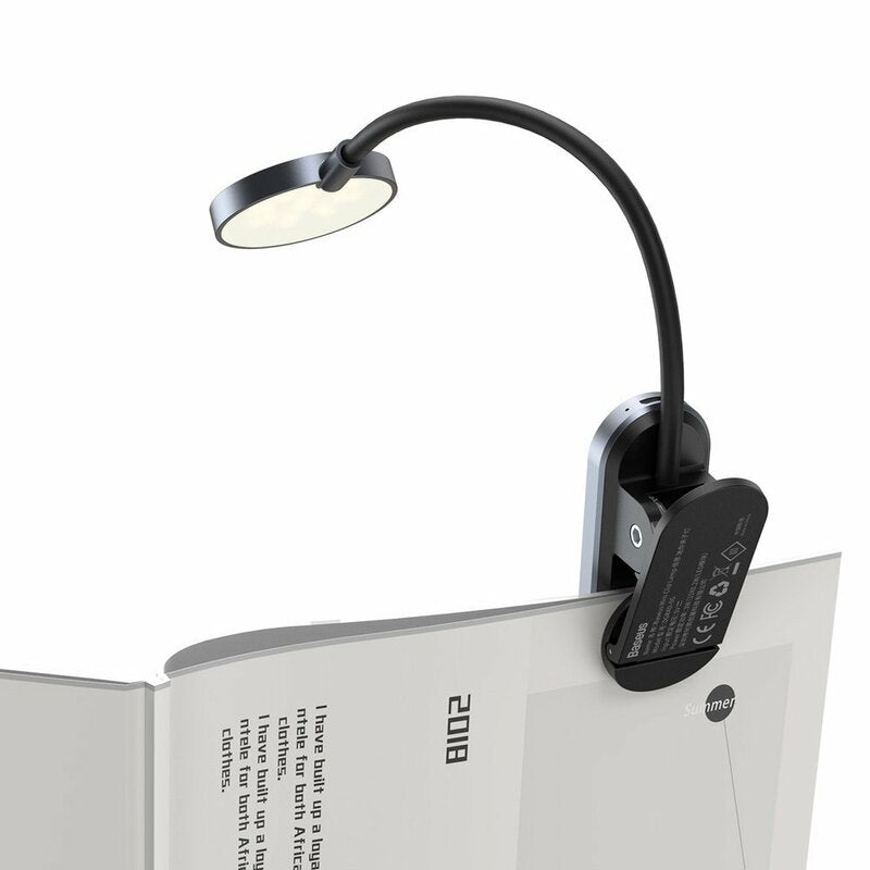 LED-Lampe Baseus Comfort Reading Mini Clip, Grau DGRAD-0G