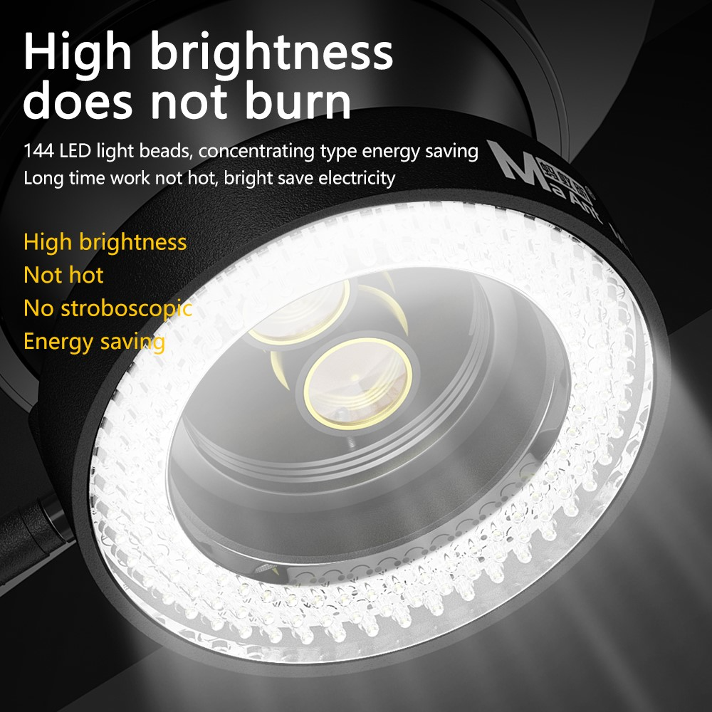 MaAnt MY-037 Lampe für Mikroskop, Schwarz
