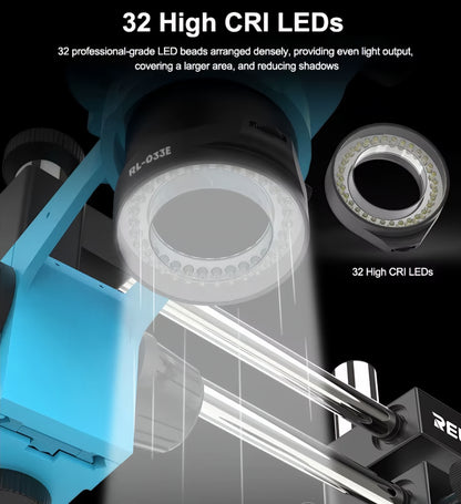 Relife RL-033E Lampe für Mikroskop, Schwarz