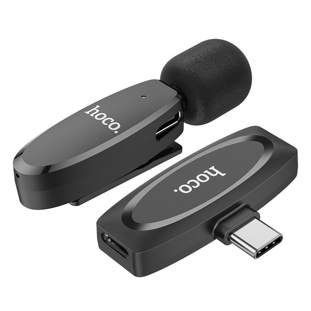 HOCO L15 Bluetooth Lavalier, USB-C, Black