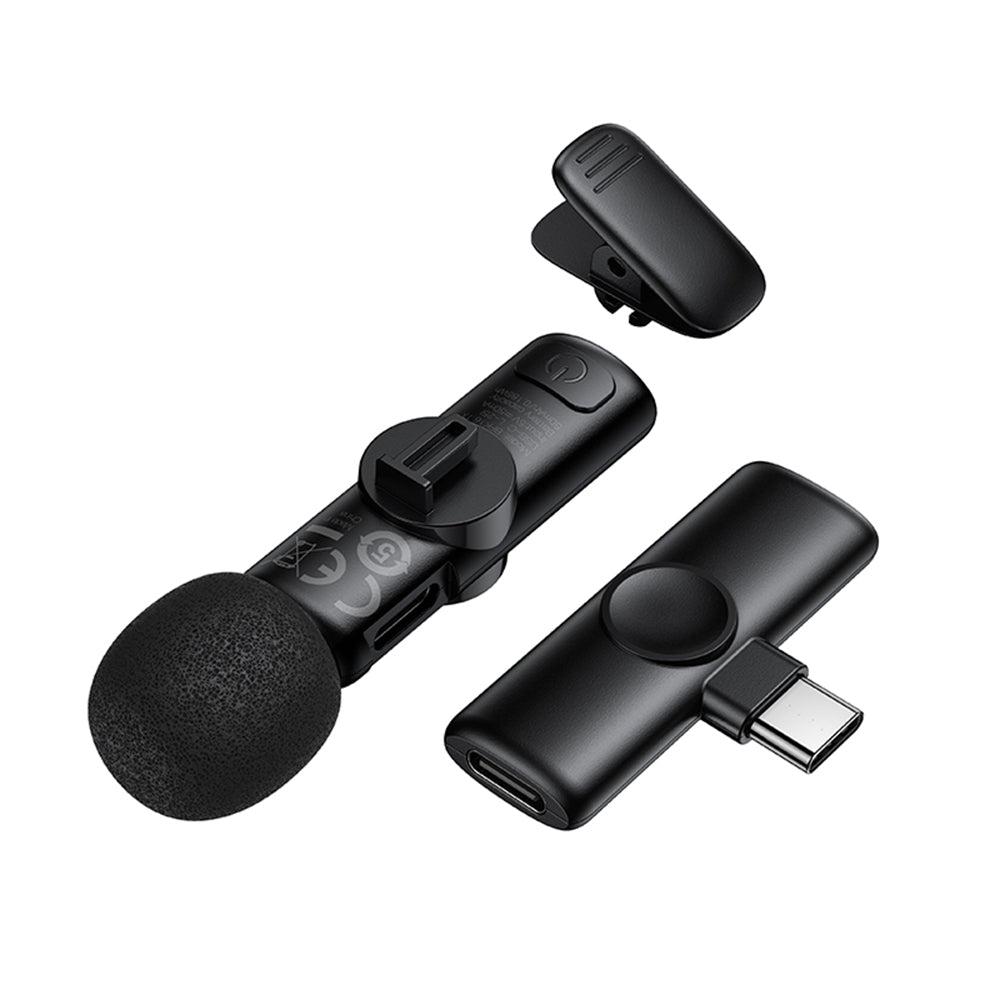 Lavaliermikrofon Borofone BFK16 Winner, USB-C, Schwarz