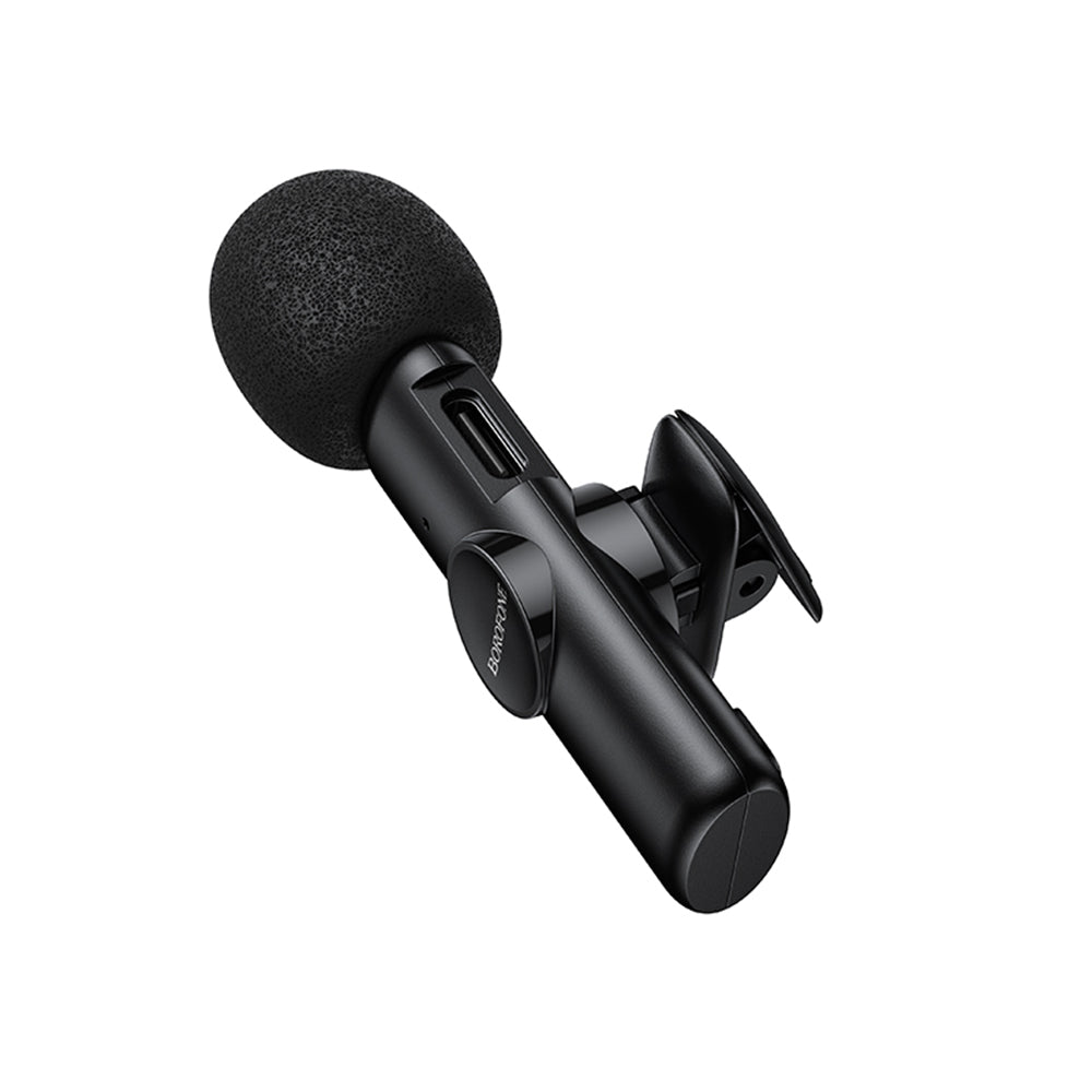 Lavaliermikrofon Borofone BFK16 Winner, USB-C, Schwarz