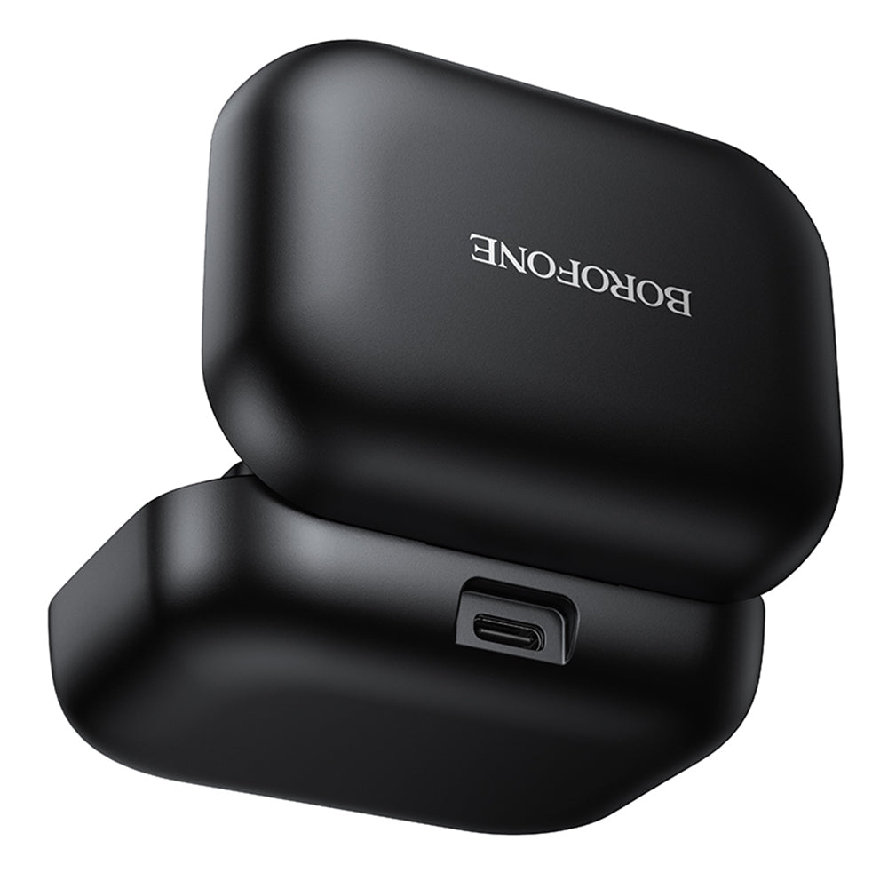 Borofone BFK17 Lemai Lavaliermikrofon, USB-C, 2er-Set, Schwarz