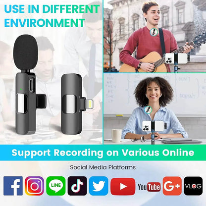 Lavalier Techsuit LW1, Lightning, 2 Stück Set, Schwarz