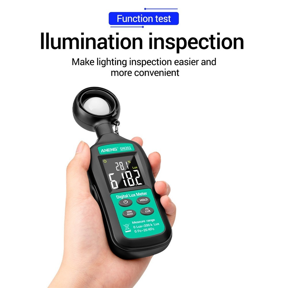 Digitales Luxmeter ANENG GN201
