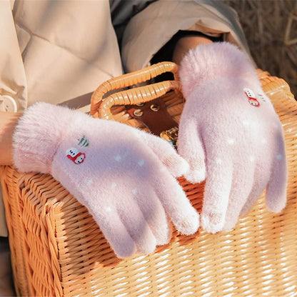 Damen Touchscreen Winterhandschuhe Techsuit ST0011, Größe 17cm, Weiß