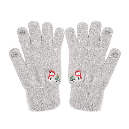 Damen Touchscreen Winterhandschuhe Techsuit ST0011, Größe 17cm, Grau