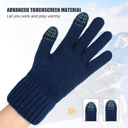 Unisex Winter Touchscreen Handschuhe Techsuit ST0012, Größe 22cm, Hellgrau