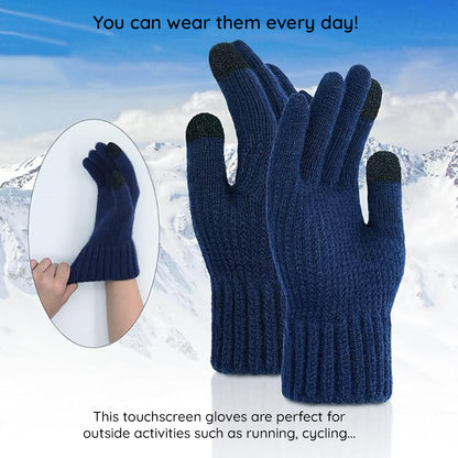 Unisex Winter Touchscreen Handschuhe Techsuit ST0012, Größe 22cm, Hellgrau