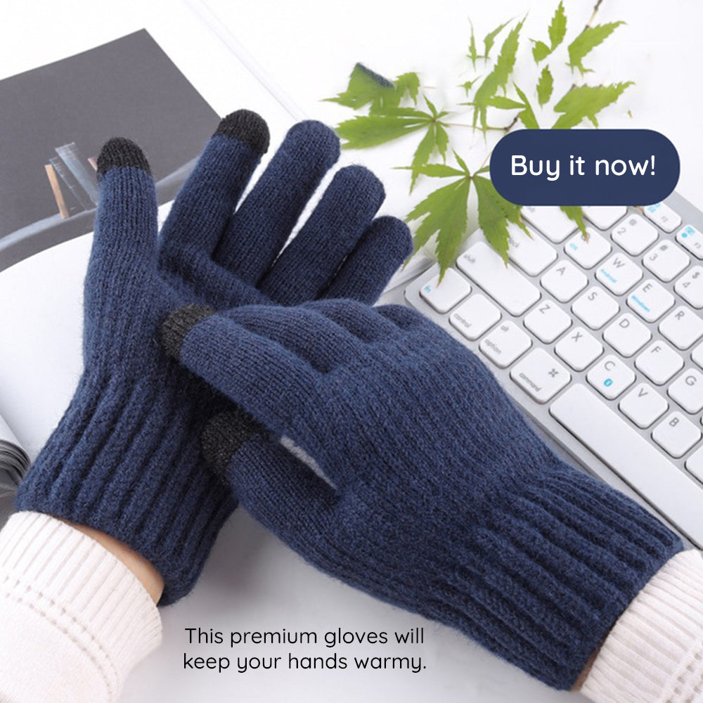 Unisex Winter Touchscreen Handschuhe Techsuit ST0012, Größe 22cm, Hellgrau