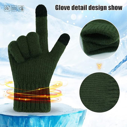 Unisex Winter-Touchscreen-Handschuhe Techsuit ST0012, Größe 22cm, Braun