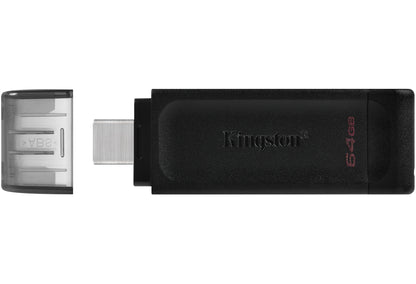 Kingston DT70 USB-C External Memory, 64Gb DT70/64GB