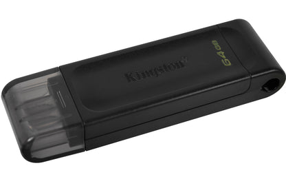 Kingston DT70 USB-C External Memory, 64Gb DT70/64GB