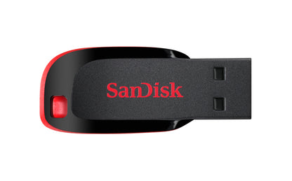 Externer USB-A Speicher SanDisk Cruzer Blade, 64Gb SDCZ50-064G-B35