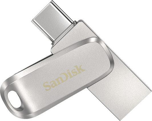Externer Speicher USB-A 3.2 / USB-C SanDisk Ultra Luxe Dual Drive, 1TB SDDDC4-1T00-G46