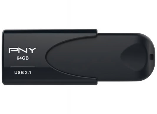 Externe Speicher USB-A 3.1 PNY Attache 4, 64Gb FD64GATT431KK-EF